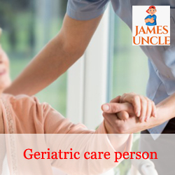 Aya, Geriatric care person, Attendant Mr. Sukanta Seth in Maniktala